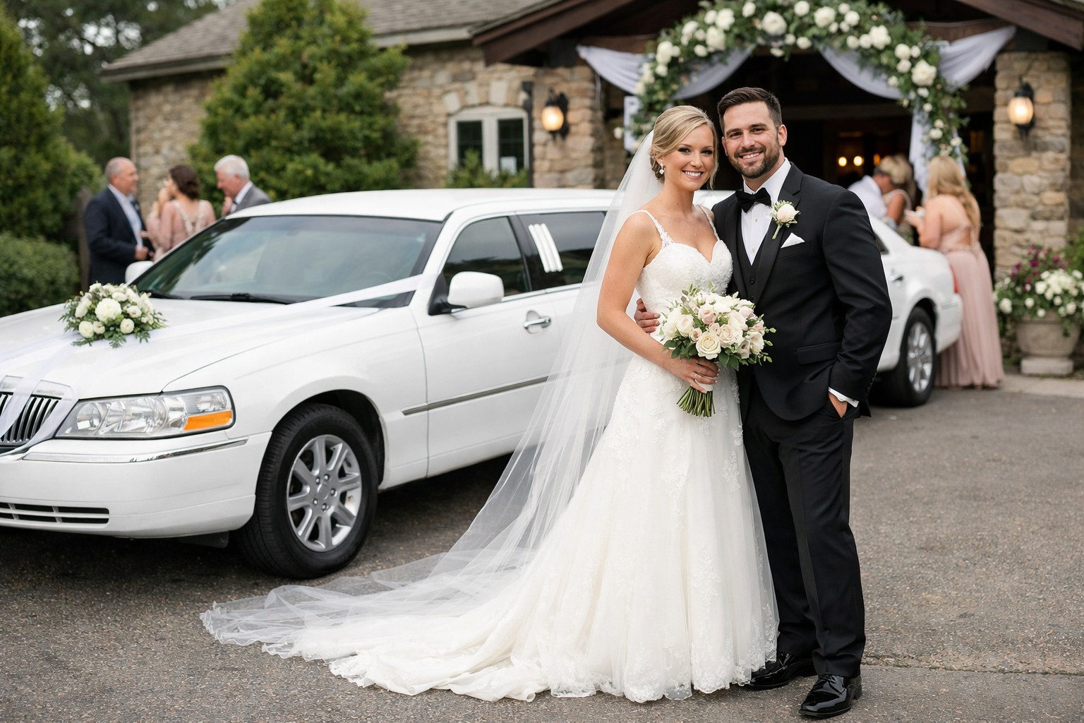 Wedding transportation on Long Island by Executive Limousine